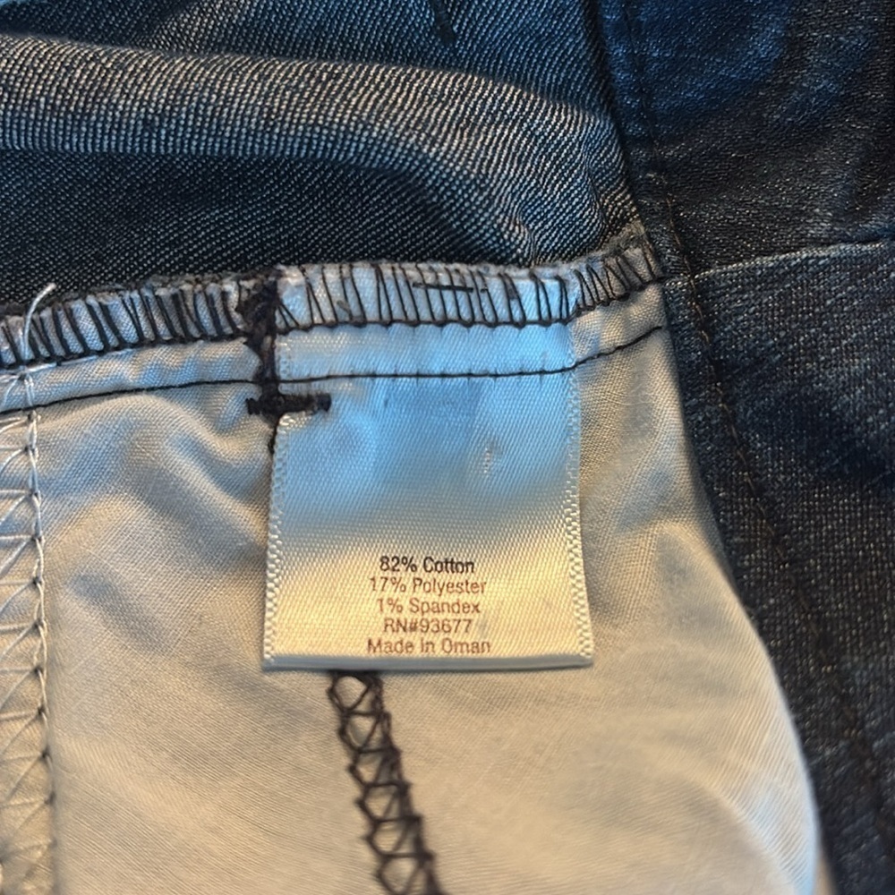 St John’s Bay, Straight Leg, Dark Denim Wash, Size 6P, NWOT - Picture 5 of 5